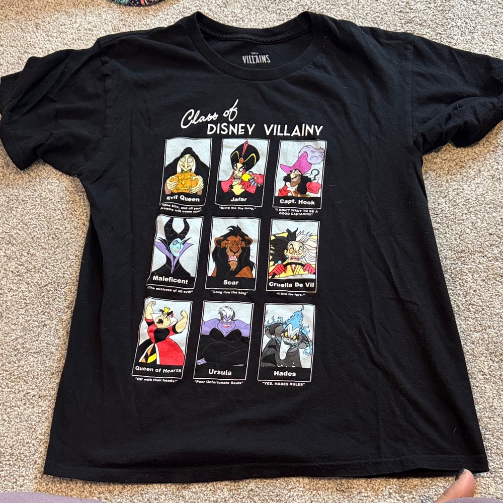 Disney Black Villain Graphic Tee